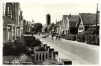 Wijk aan Zee, Julianaweg - auto fietsers - 1955 gelopen, Verzamelen, Verzenden, 1940 tot 1960, Gelopen, Noord-Holland