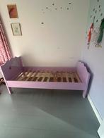 Kinderbed, lila, 90x200, Huis en Inrichting, Slaapkamer | Bedden, Ophalen, Gebruikt, 90 cm, 200 cm