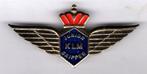 Junior KLM Skipper koper broche ( J_067 ), Verzamelen, Verzenden, Nieuw, Transport, Speldje of Pin