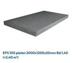 2 stuks eps platen waterbestendig, Ophalen of Verzenden, Piepschuim (Tempex), Minder dan 5 m²