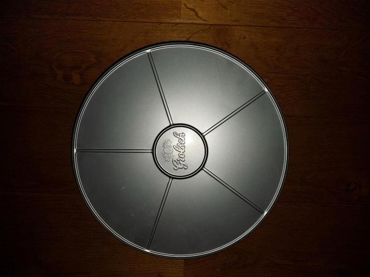 Grolsch Filmblik: Dienblad en hapjes schaal in 1 NIEUW!, Verzamelen, Biermerken, Nieuw, Overige typen, Overige merken, Ophalen of Verzenden