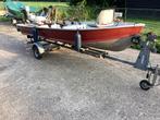 Aluminium boot plus een ijzeren gewijzigd 19 augustus, Watersport en Boten, Ophalen, 10 tot 30 pk, Aluminium, Zo goed als nieuw