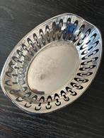 Verzilverde broodmand met open rand, Ophalen of Verzenden