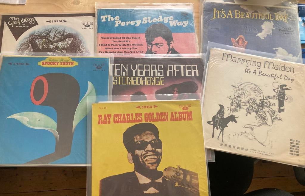 Temptations Spooky Tooth Ten Years After Taiwan Press, Cd's en Dvd's, Vinyl | Rock, Zo goed als nieuw, Poprock, Overige formaten