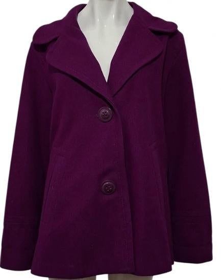 Marina Rinaldi jas paars 44/46, Ophalen of Verzenden, Nieuw, Maat 42/44 (L), Paars