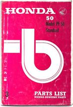Honda PF50 Standard Parts List bromfiets, Ophalen of Verzenden, Zo goed als nieuw