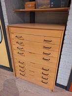 Vintage ladekast voor papier, 5 laden of meer, Ophalen, 25 tot 50 cm, Minder dan 100 cm