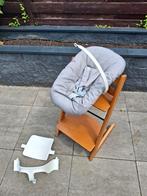 Stokke Tripp Trapp stoel, met newbornset en babyset, Ophalen, Gebruikt, Meegroeistoel