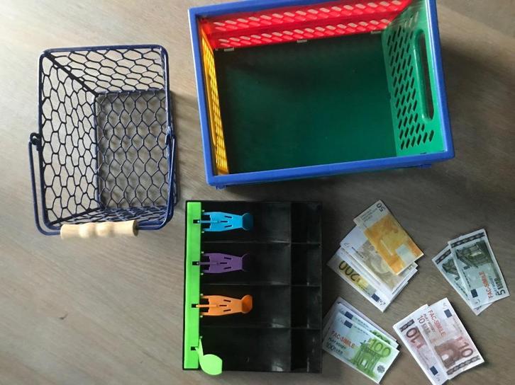 supermarkt basisset, Kinderen en Baby's, Speelgoed | Overig, Gebruikt, Jongen of Meisje, Ophalen of Verzenden