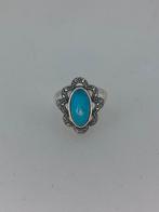 zilveren ring met turquoise, Blauw, Nieuw, Ophalen of Verzenden, Dame of Heer