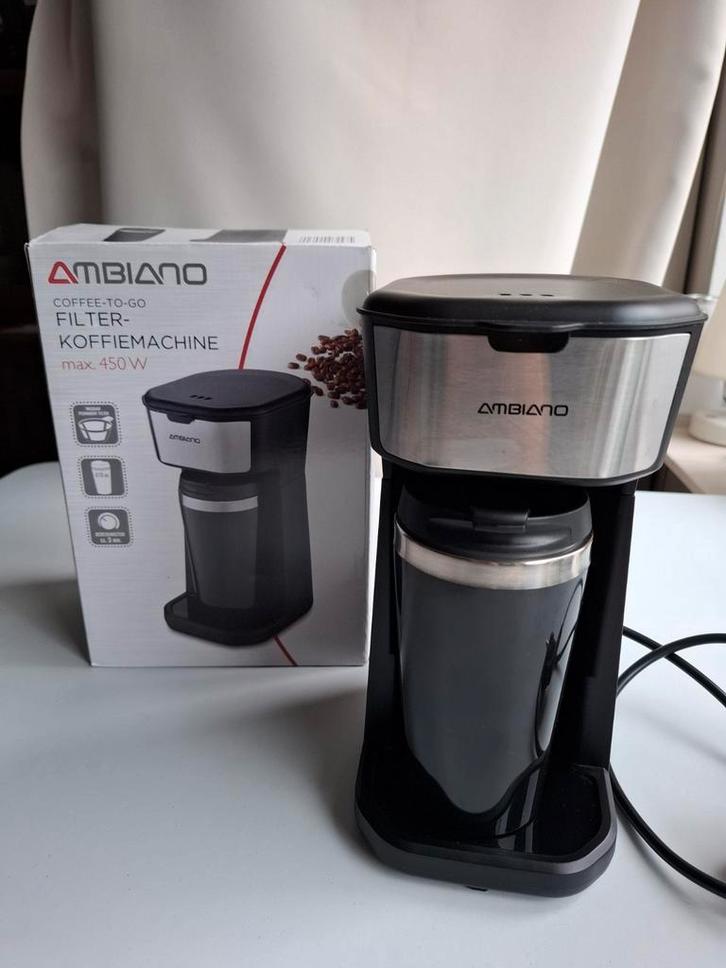 Ambiano koffiezetapparaat Coffee to go, Witgoed en Apparatuur, Koffiezetapparaten, Gebruikt, Koffiemachine, Ophalen of Verzenden