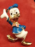 Donald Duck sierspeld Nieuw. Juwelierskwaliteit 18kt G/Pltd, Nieuw, Goud, 4 tot 7 cm, Zilver