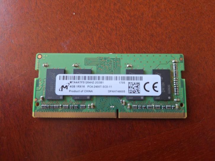 DDR4 Laptop Rams 4Gb 2400Mhz Ramaxel 4Gb 1Rx16 PC4-2400T-SC0, Computers en Software, RAM geheugen, Nieuw, Laptop, 4 GB, DDR4, Ophalen of Verzenden