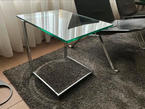 Set Gebra bijzettafels, Huis en Inrichting, Tafels | Bijzettafels, Gebruikt, Rechthoekig, 45 tot 60 cm, Minder dan 55 cm, Glas