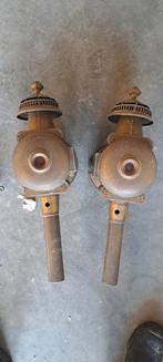 Antieke Koets Lampen - Set van Twee, Antiek en Kunst, Ophalen of Verzenden