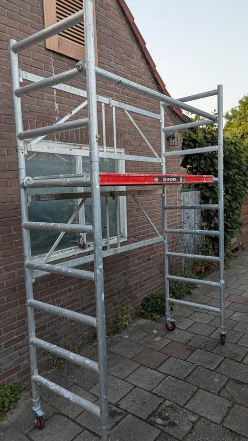 Altrex Professionele Kamersteiger RS4 Power incl. opzetstuk, Doe-het-zelf en Verbouw, Steigers, Zo goed als nieuw, Rolsteiger of Kamersteiger