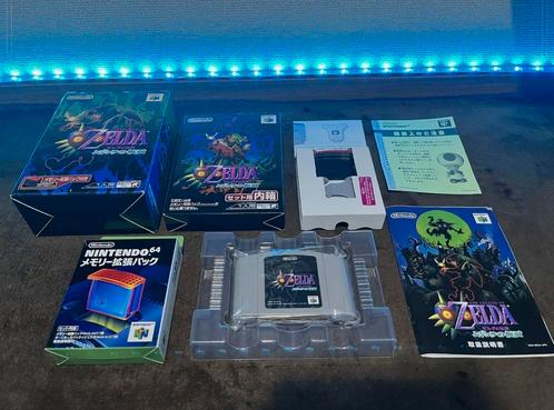 Zelda Majora Mask N64 BigBox (spel+ expansion pack), Spelcomputers en Games, Games | Nintendo 64, Zo goed als nieuw, Avontuur en Actie