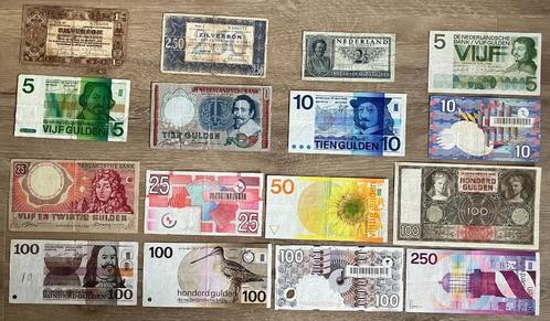 Oude Nederlandse bankbiljetten, Postzegels en Munten, Bankbiljetten | Nederland, Setje, 250 gulden, Ophalen
