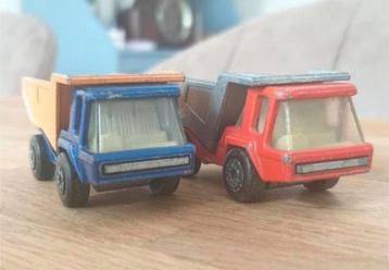 2x Atlas Dump Truck van Lesney Matchbox nr.23 uit 1975 beschikbaar voor biedingen