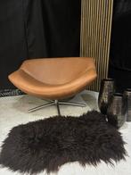 ACTIE! Gigi Rancho Cognac Leren Fauteuil, Huis en Inrichting, Fauteuils, Info@label.nl, Leer, 75 tot 100 cm, Ophalen