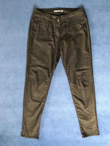 Sandwich Skinny broek maat 42 kleur brons/zwart beschikbaar voor biedingen