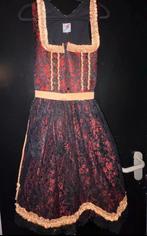 Dirndl Jurk Alpenfleder Maat 48, Zwart, Maat 46/48 (XL) of groter, Ophalen of Verzenden, Zo goed als nieuw