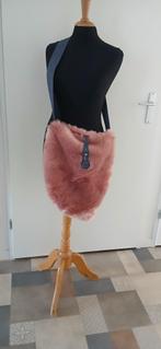 Tas, tote bag, oud roze bont, Sieraden, Tassen en Uiterlijk, Tassen | Damestassen, Ophalen of Verzenden, Nieuw, Roze, Shopper
