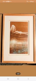 Ed müller kunst schilderij., Ophalen of Verzenden, Zo goed als nieuw, Hout, 75 cm of meer