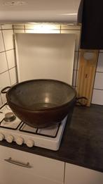2 x Vintage multifunctionele koperen schalen, Ophalen, Overige materialen, Gebruikt, Schaal