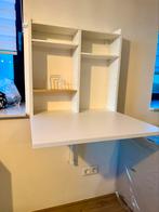 Wandbureau wit, Huis en Inrichting, Ophalen, Zo goed als nieuw, Minder dan 150 cm, Minder dan 100 cm