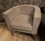 Comfortabele fauteuil aura peeperkorn dirk stoer sober, Huis en Inrichting, Ophalen, 75 tot 100 cm, Zo goed als nieuw, Stof