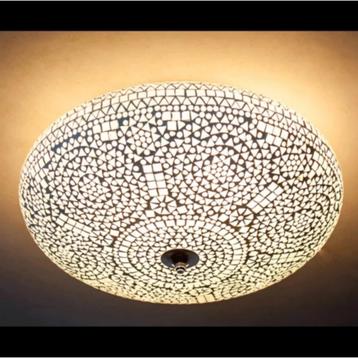 Verschillende Oosterse glasmozaiek plafonnaire plafondlamp  beschikbaar voor biedingen