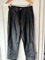 Zwarte immitatie leren broek Six Ames mt 42, Zwart, Maat 42/44 (L), Ophalen of Verzenden, Zo goed als nieuw