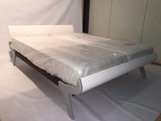 Auping bedframe Cleopatra Alpine wit 180 - 210 cm, Huis en Inrichting, Slaapkamer | Bedden, Gebruikt, Tweepersoons, 180 cm, 210 cm