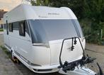 Hobby 470KMF stapelbed incl Bologna voortent + stalling, Caravans en Kamperen, Dwars-stapelbed, Hobby, Treinzit, Particulier