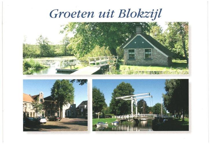 910621 Blokzijl Ov Gelopen met Postzegel, Verzamelen, Ansichtkaarten | Nederland, Gelopen, Overijssel, 1980 tot heden, Ophalen of Verzenden