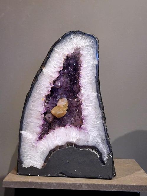 Amethist in diverse maten en gewichten, Verzamelen, Mineralen en Fossielen, Mineraal, Ophalen