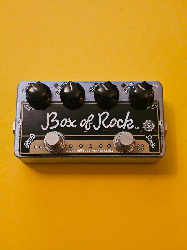 Z.Vex Box of Rock - Distortion/Boost, Muziek en Instrumenten, Effecten, Zo goed als nieuw, Distortion, Overdrive of Fuzz, Volume