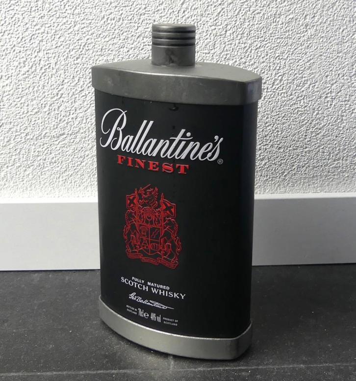 Ballantine's Scotch whisky blik Schotland verzamelblik, Verzamelen, Merken en Reclamevoorwerpen, Gebruikt, Verpakking, Ophalen of Verzenden
