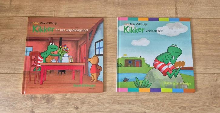 Boeken. Kikker en zijn vriendjes. Max Velthuijs. 2Titels., Boeken, Kinderboeken | Baby's en Peuters, Zo goed als nieuw, 2 tot 3 jaar