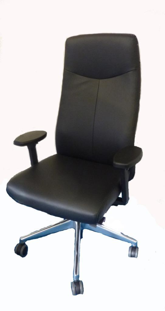 Rovo XL Manager Ergonomische Bureaustoel in het Zwart Leer !, Huis en Inrichting, Bureaustoelen, Nieuw, Bureaustoel, Zwart, Ergonomisch