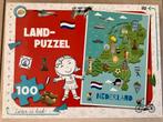 Landpuzzel Nederland, Kinderen en Baby's, Speelgoed | Kinderpuzzels, 6 jaar of ouder, Meer dan 50 stukjes, Zo goed als nieuw, Ophalen