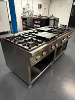 Gasfornuis 8-pits met doorkookplaten, Witgoed en Apparatuur, Fornuizen, Ophalen, Gebruikt