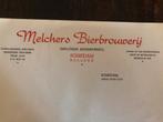 Oud briefpapier Melchers Bierbrouwerij Schiedam 2, Nieuw, Overige merken, Overige typen, Ophalen of Verzenden