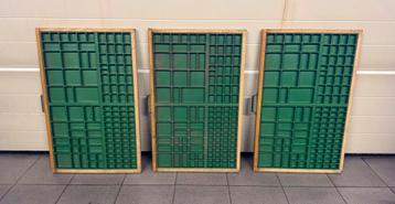 3 letterkasten / letterbakken / letterlade beschikbaar voor biedingen