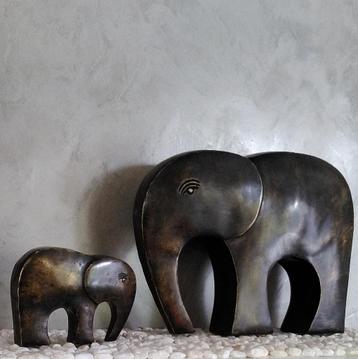 Beeld: Olifant - Neushoorn (nieuw) beschikbaar voor biedingen