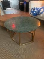 Richmond Marmeren salontafel met goud onderstel, Ophalen of Verzenden