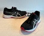 Asics hardloop schoenen running shoes zwart 39,5 25 cm., Kleding | Dames, Ophalen of Verzenden, Zo goed als nieuw, Asics, Zwart