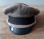 Duitse Schirmmütze Officier Panzer model WW2, Ophalen of Verzenden, Landmacht, Duitsland, Helm of Baret