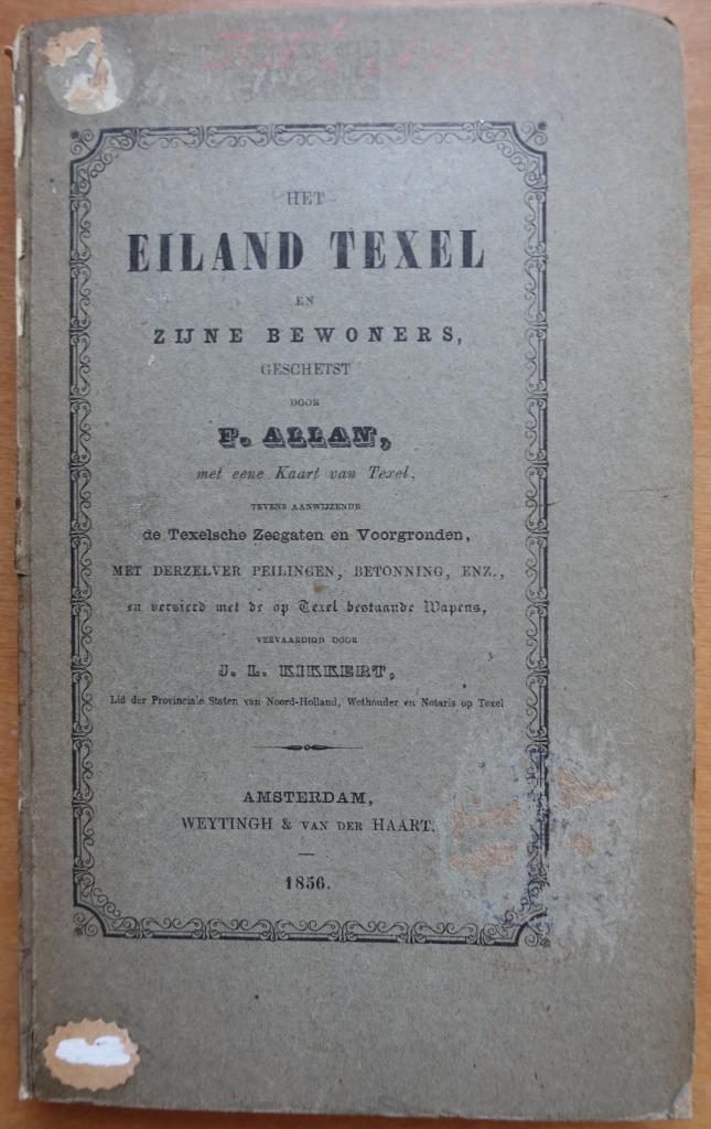 Het eiland Texel en zijne bewonders, Boeken, Geschiedenis | Vaderland, Gelezen, 19e eeuw, Verzenden